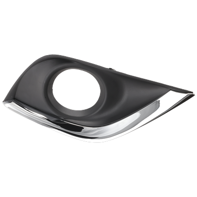 Replacement Fog Light Trim Chrome, Front, Passenger Side, 1-year unlimited-mileage warranty REPN108641