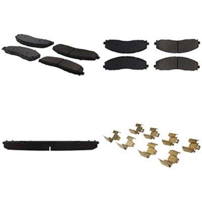 Centric Brake Pad Set Posi-Quiet Series, Front, 90-day or 3,000-mile limited warranty 104.168