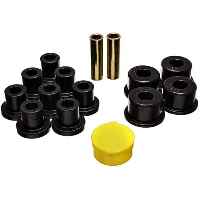 Energy Suspension Leaf Spring Bushing Polyurethane Black, Rear, 2-year Limited Warranty 10.2101G
