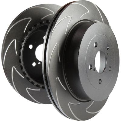 EBC Brake Disc BSD Sport Ultra Quiet V Slot, Front, 12-month or 10,000-mile limited warranty excluding wear & tear race use BSD7059