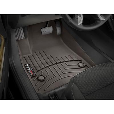 Weathertech Floor Mats Made of Rubberized Thermoplastic Polyolefins Cocoa Molded Liner FloorLiner Series, Front Row, 4710801