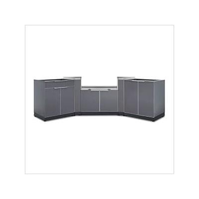 NewAge Outdoor Kitchens Aluminum Slate 5-Piece Outdoor Kitchen Set (No Countertop)