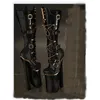 Schwarz Niet Lace Up Plattform Matte Stiefel Runde Kappe Thin High Heel Mode Sexy Winter Große Größe 2024 Frau Schuhe zapatillas Mujer