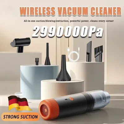 4 in 1 Wireless Car Vacuum Cleaner Sunction Portable Home Appliance Dual Use For Home And Car Carpet Cleaner Machine ﻿Hot