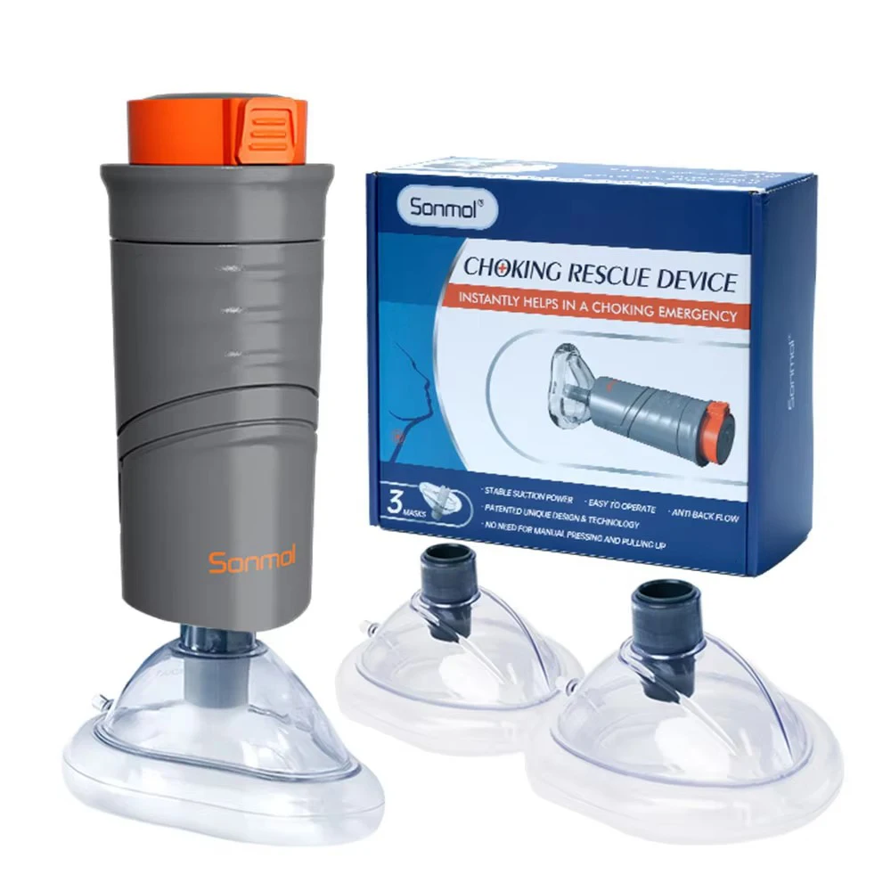 Tragbares Anti-Erstickungsgerät, starke Saugkraft, Notfallset für Zuhause, Erste-Hilfe-Atemweg-Assistungsgerät, Heimlich Manöver-Gerät Image