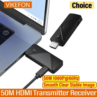 Neue 1080P 50M 5G HDMI Wireless Video Sender Empfänger Extender Adapter Dongle Kit für Kino Laptop Image