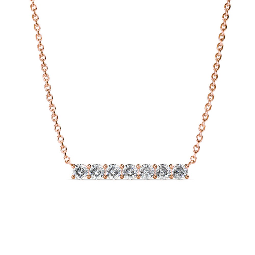 Myriad Birthe Stone Anhänger - Roségold und Kristall Image