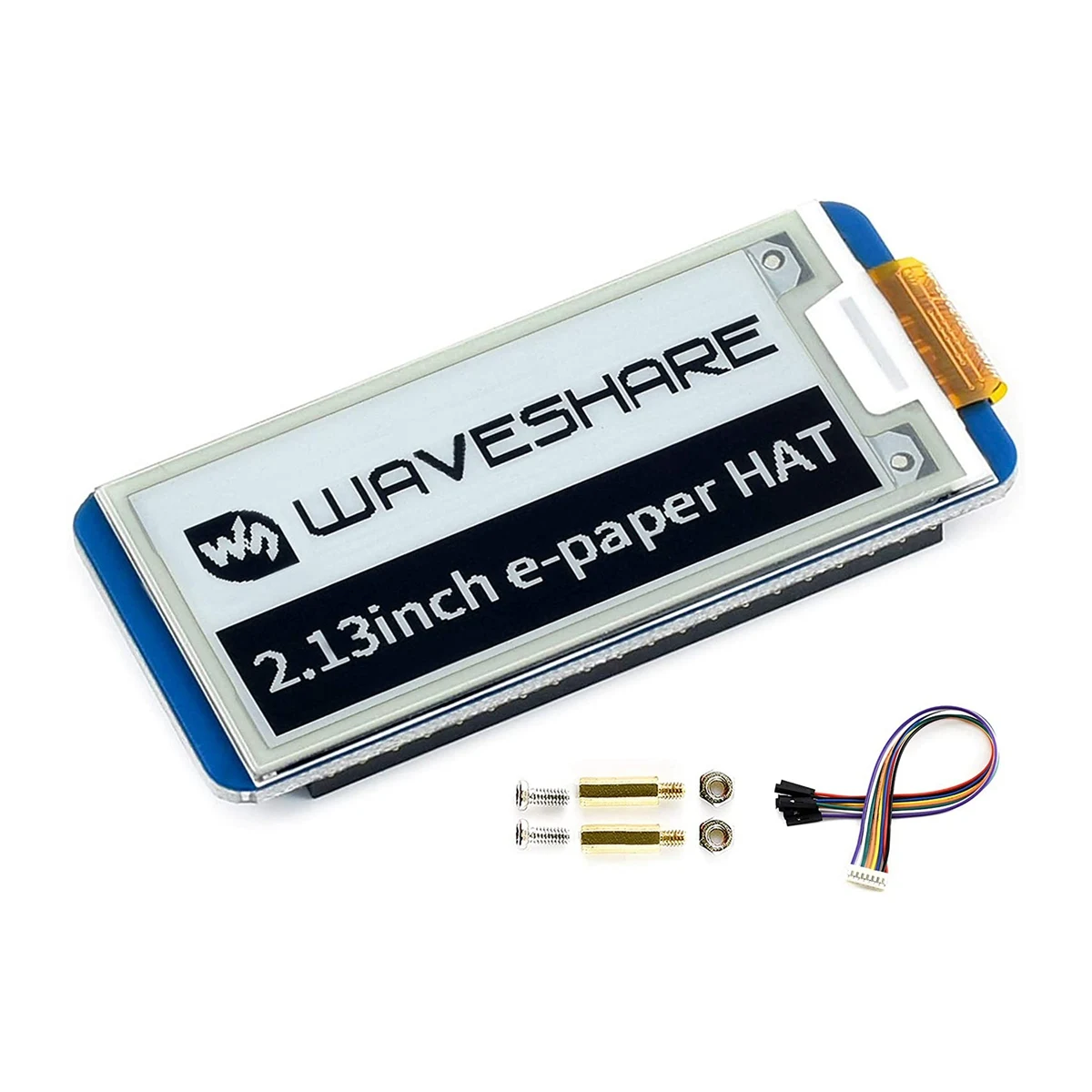 Wave share 2,13 Zoll E-Ink Display Hut, schwarz, weiß zweifarbig x Pixel E-Paper Bildschirm LCD für Himbeer Pi 4b/3b/3b/2b/Null Image