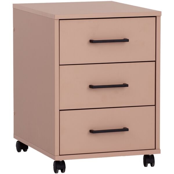 Möbelpartner Rollcontainer »Ruby« orange, 40.1x57x50 cm