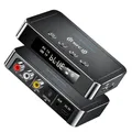 Trasmettitore ricevitore 5.0 compatibile con Bluetooth NFC Adattatore wireless AUX 3,5 mm ottico