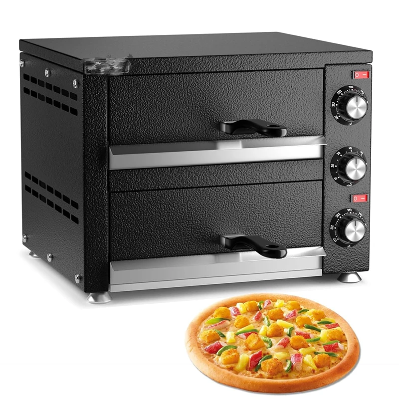 Forno per Pizza da 12 pollici forno da esterno forniture da cucina commerciale forno per pizza doppio forno per barbecue commerciale
