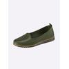 Slipper ANDREA CONTI, Damen, Gr. 40, grün (oliv), Glattleder, Leder, sportlich, Schuhe
