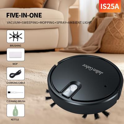 TEMU Multi-functional Sweeping Robot For Floor Cleaning, Hair And Dust Cleaning, 2800pa Super Adsorption Capacity, Work, Robot For Home Use, Fast Charging, Warehouse, Gift, Clearance Sale