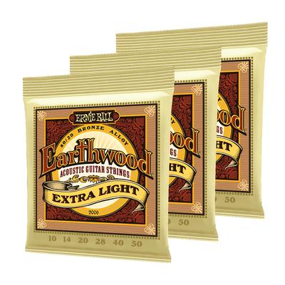 TEMU Earthwood Bronze Acoustic Guitar Strings, 10-50 Gauge (p02006) - Steel Strings, Bronze Color