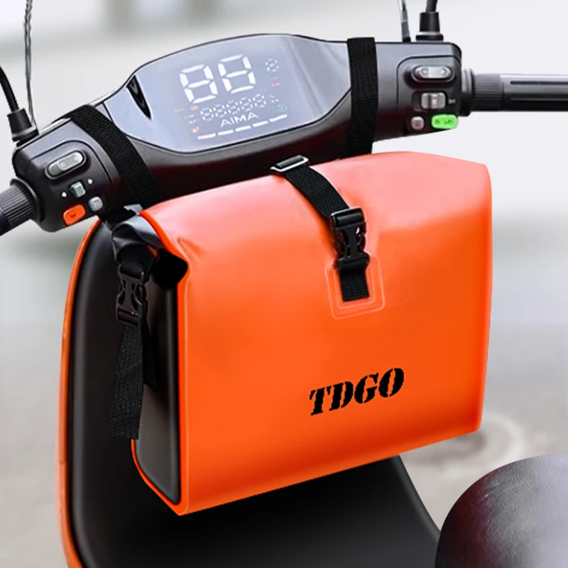 Tdgo fahrrad multifunktion ale wasserdichte tasche vorne aufbewahrung tasche 9l motorrad seite gepäck tasche reit ausrüstung tasche Image