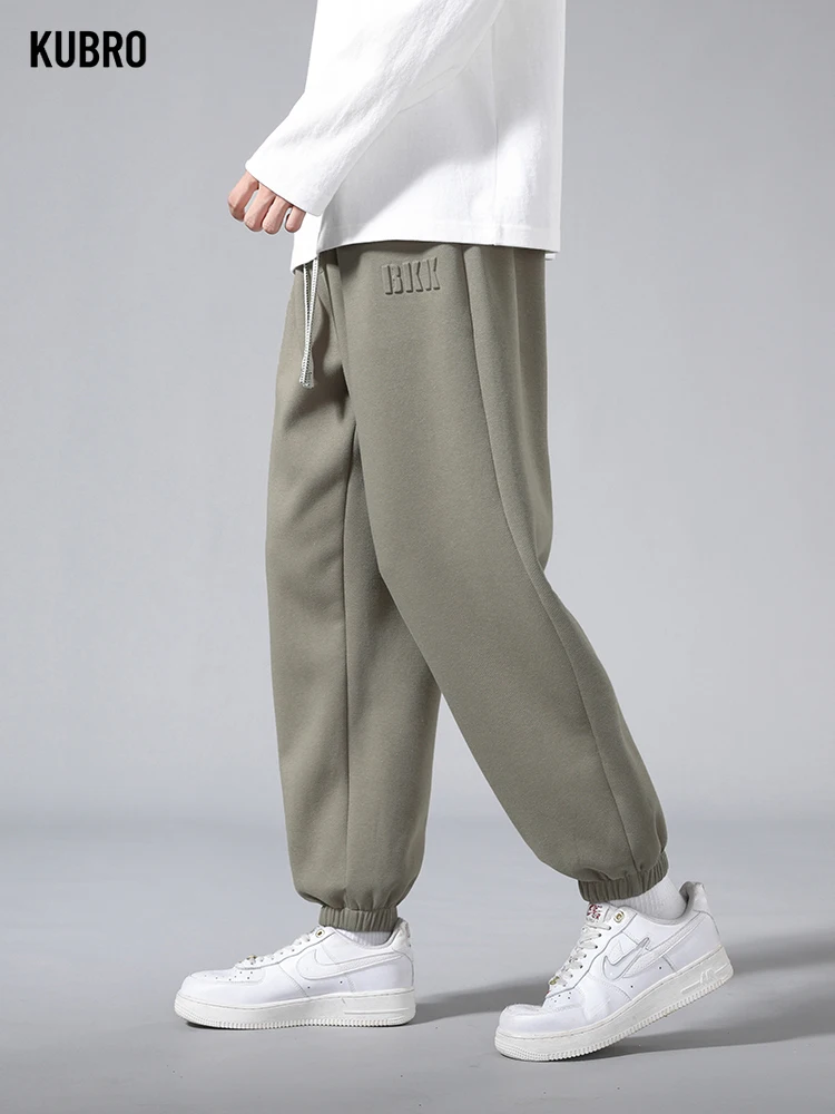 KUBRO Herren Jogger Baumwolle Jogginghose Große Größe 8XL 7XL 6XL Sport Baggy Hosen Sting Banding Hip Hop Lose Harem Hosen