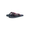 Zehentrenner TOMMY HILFIGER "PADDED COMFORT HILFIGER B SANDAL", Herren, Gr. 45, blau (dunkelblau), Lederimitat, Textil, casual, Schuhe, Sommerschuh, Schlappen, Badeschuh mit Logoschriftzug