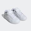 Sneaker ADIDAS SPORTSWEAR "ADIDAS STAR WARS GRAND COURT 2.0 KIDS SCHUH", Gr. 34, weiß (cloud weiß, cloud weiß, cloud weiß), Synthetik, sportlich, Schuhe, Design auf den Spuren des adidas Superstar
