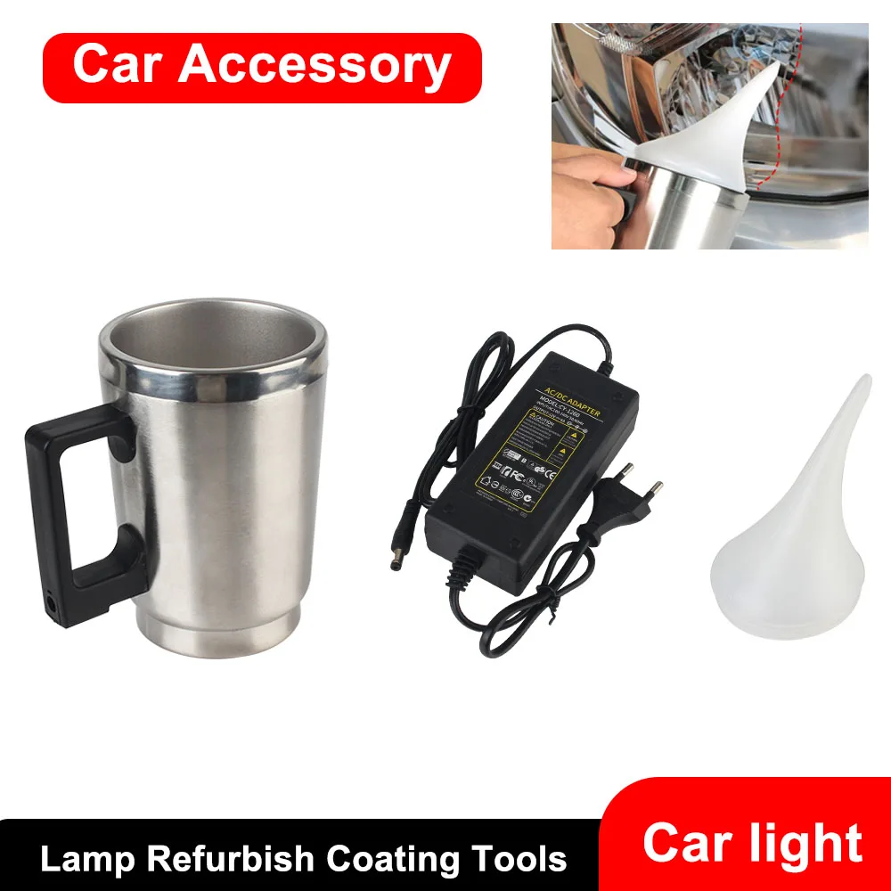 Auto Scheinwerfer Linse Restaurierung skit Polier reinigungs werkzeuge Motorrad Lampe Licht reparieren die Zerstäuber Tasse Scheinwerfer Rücklichter Image