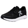 Slip-On Sneaker RIEKER SPORT "Preston", Damen, Gr. 38, schwarz, Textil, Nubuklederimitat, sportlich, Schuhe, Freizeitschuh, Halbschuh, Schlupfschuh mit Gummizug