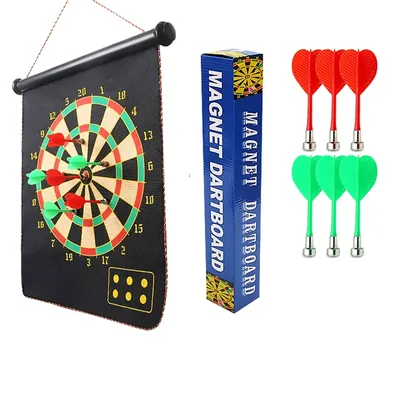12 Zoll/15 Zoll 17 Zoll doppelseitige magnetische Dartscheibe doppelseitiges magnetisches Ziel-Indoor-Spiel Image