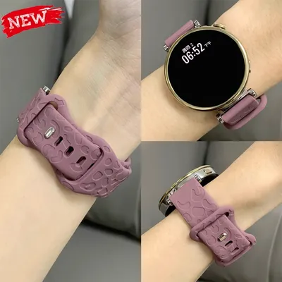 18/20/22 mm graviertes Armband für Samsung Galaxy Watch 7/6/5/4/klassisches Leoparden-Silikonarmband Image