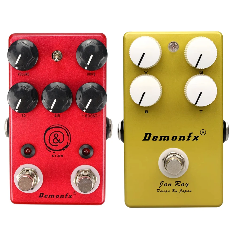 Demonfx AT-DS Gitarreneffektpedal Overdrive mit True Bypass, Jan Ray Overdrive Pedal Gitarreneffektpedalantrieb Image