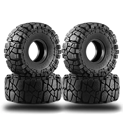 1,9 Raupenreifen (4 Stück) 1/10 RC Crawler-Reifen für alle Gelände geeignet, für FCX10 TRX4 SCX10 Pro Gen8 VS4-10 1/10 RC Crawler Car