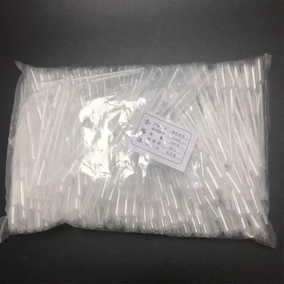 500pcs lab 0.2ml 0.5ml 1ml 2ml 3ml 5ml plastic pasteur pipette transfering dropper for school