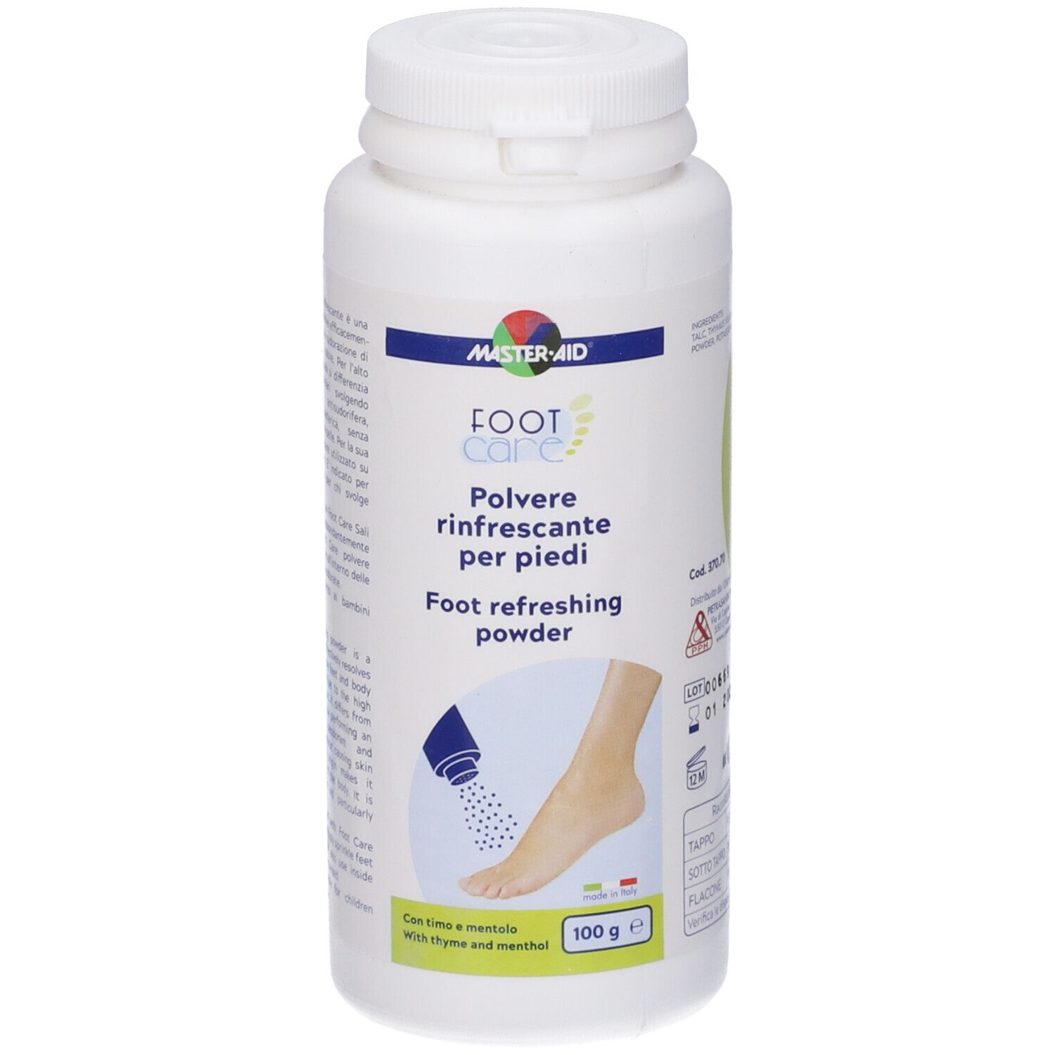 Master-Aid Footcare Polvere Rinfrescante Piedi 100 g