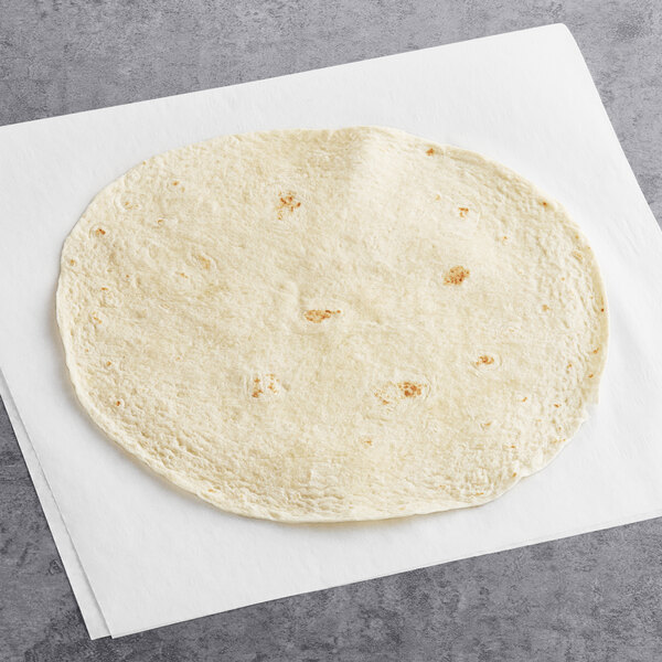 El Mejor Tortillas Restaurant-Style Flour Tortillas 10" - 192/Case