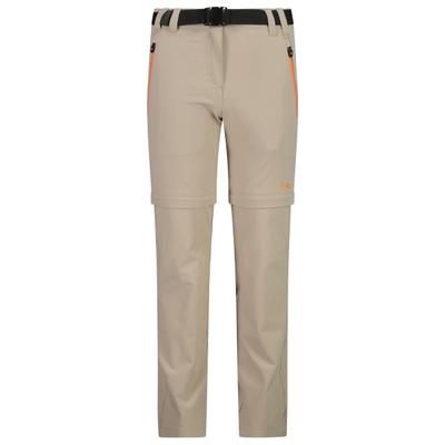CMP - Girl's Stretch Zip Off Pant - Zip-Off-Hose Gr 164 beige Image