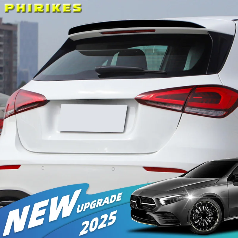 Außenteil Hinten Sport Spoiler Flügel Für Mercedes Benz W177 V177 A-Klasse A160 A180 A200 A220 A250 A35 AMG Limousine 2019-2022 Image