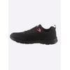 Sneaker KANGAROOS, Damen, Gr. 38, schwarz, Mesh, Mesh, sportlich, Schuhe