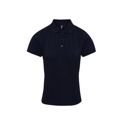 Premier Damen Polo-Shirt Coolchecker mit CoolPlus (Marineblau) Image