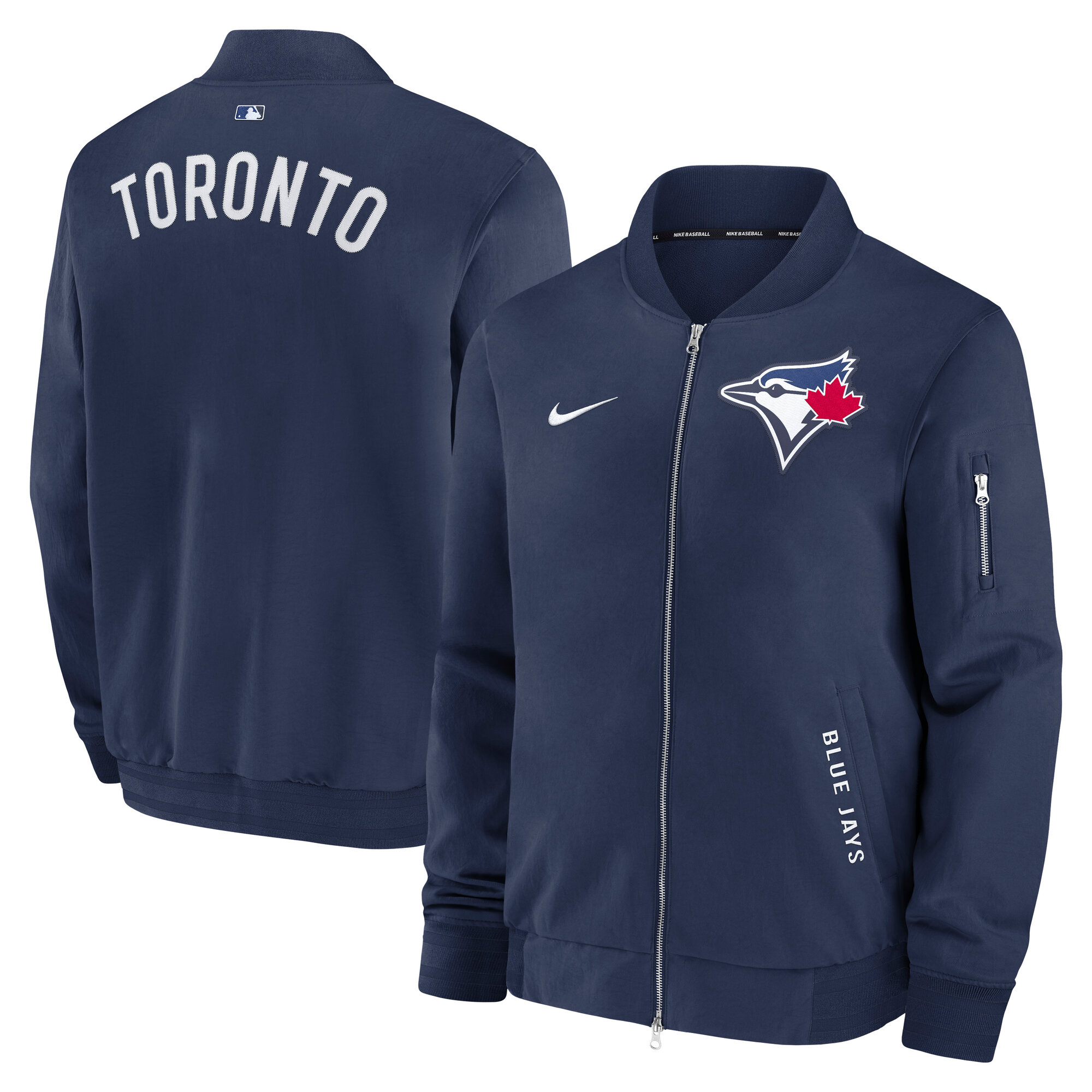 Toronto Blue Jays Nike Authetnic Dugout Bomberjacke – Herren Image