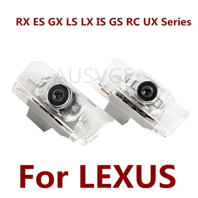 For LEXUS IS FSPORT IS250 IS300 IS350 UX UX300h UX260h UX200 LED Car Door Welcome Logo Projector