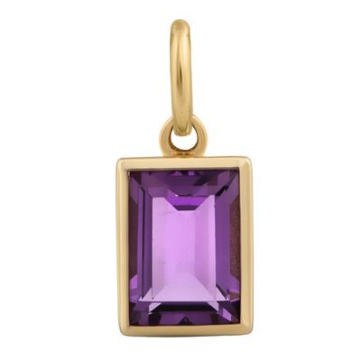 Orolino Anhänger 585/- Gold Amethyst lila 1,3cm Damen Image