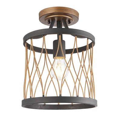 Rustic Bronze Ceiling Lamp