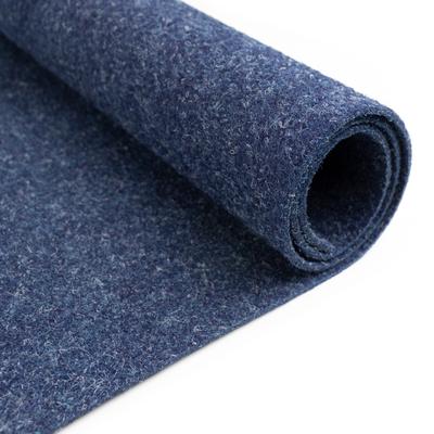 Teppichboden "Nadelfilz REWIND, Made in Belgium", blau, B:200cm H:5mm L:600cm, Polypropylen, PRIMAFLOR-IDEEN IN TEXTIL, Teppiche, Breite 200 cm, Uni Farben, robust & strapazierfähig Image