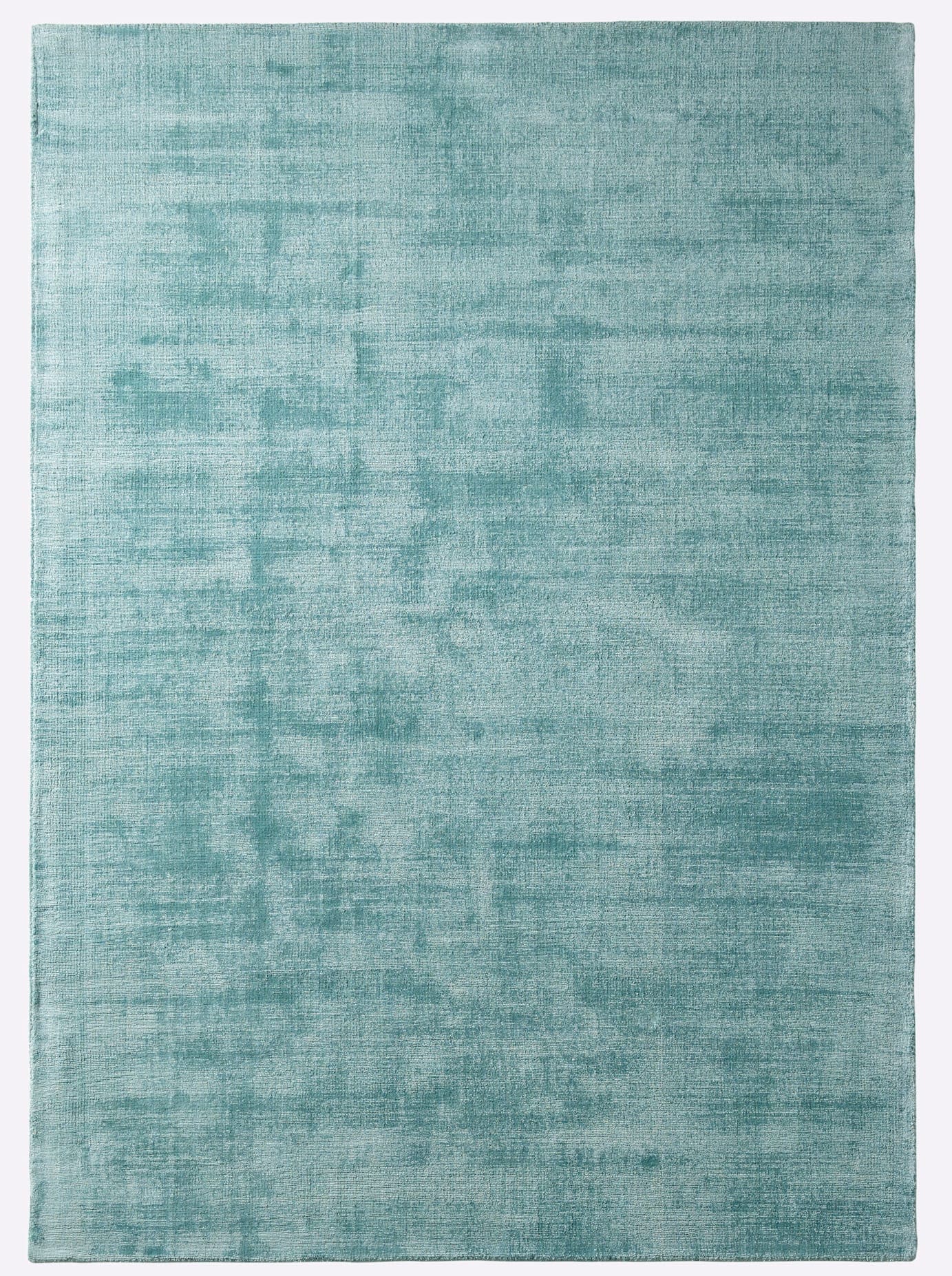 Teppich HEINE HOME Gr. 6, grün (salbei), H:7mm Ø:150cm, Viskose, Teppiche, Teppich Image