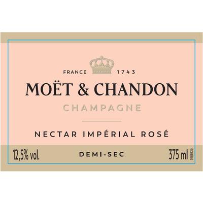 "Moet & Chandon Nectar Imperial Demi-Sec Rose (375Ml half-bottle) Champagne - France"