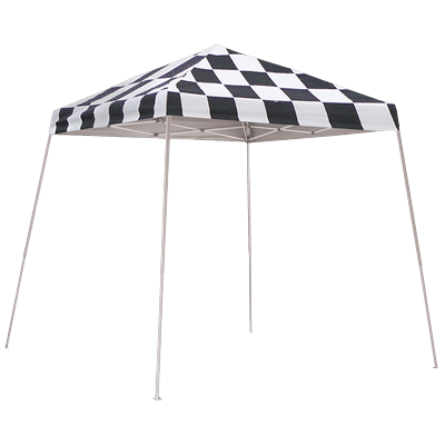 Shelterlogic Pop-Up Canopy Hd (All Styles), Slant / 8 x 8 ft. / Checkered