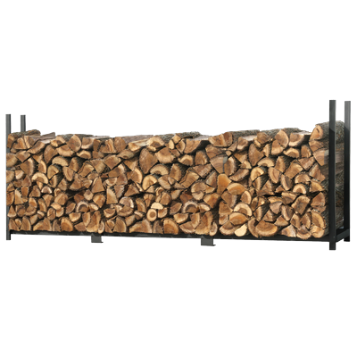 Shelterlogic Ultra Duty Firewood Rack, 12 ft. / Without Cover