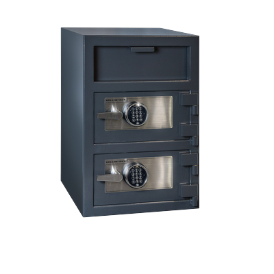 Hollon Double Door Depository Safe, Dual Electronic Locks / 30