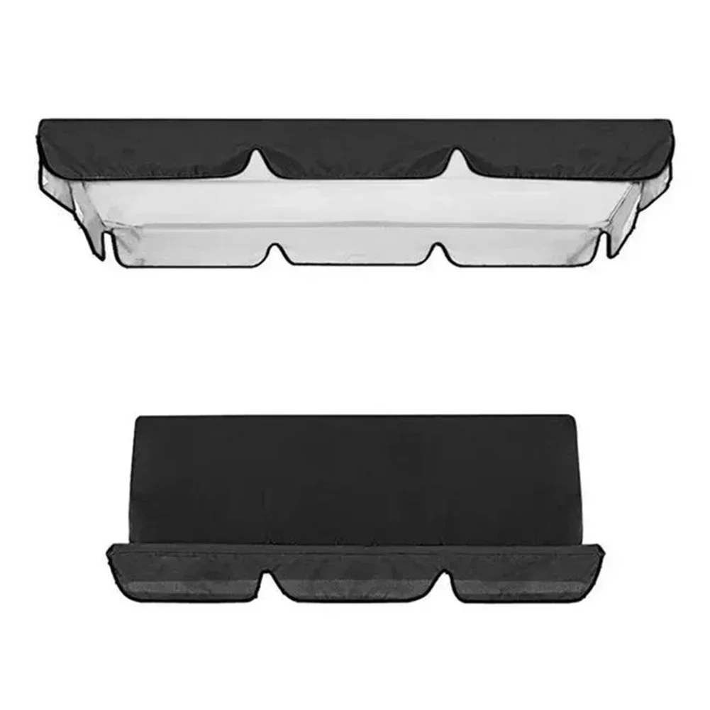 Ersatzset für Gartenschaukel-Überdachungssit, Sitzbezüge + Schaukelüberdachung, wasserdichter Dachüberdachung, Ersatz für Schaukelstuhl, Granne Image