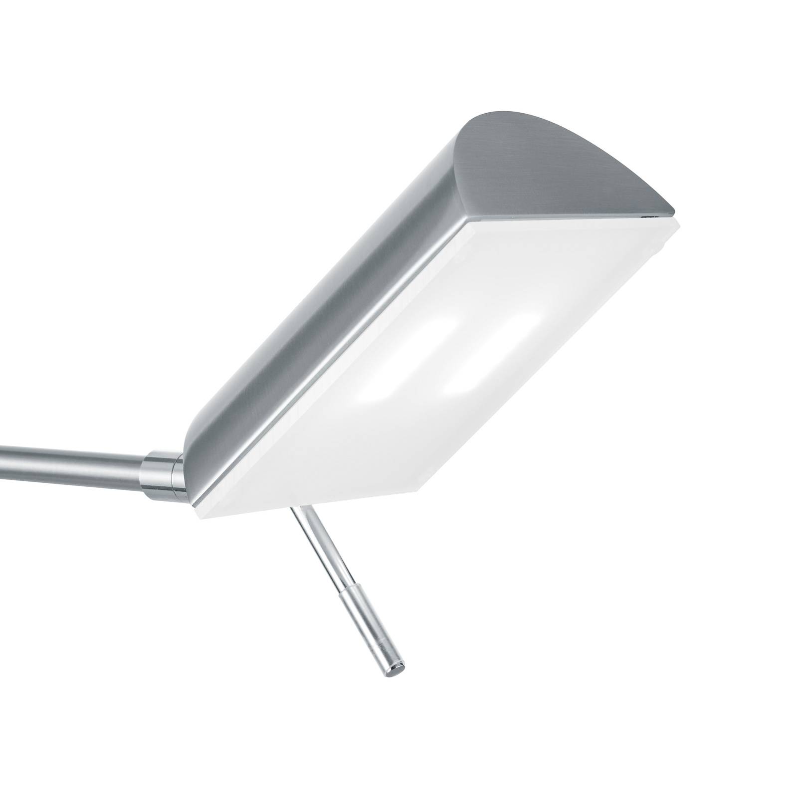 HELL LED Schreibtischlampe Graz, dimmbar, alu / grau / zink, für Arbeitszimmer / Büro, Metall, LED Tischlampe