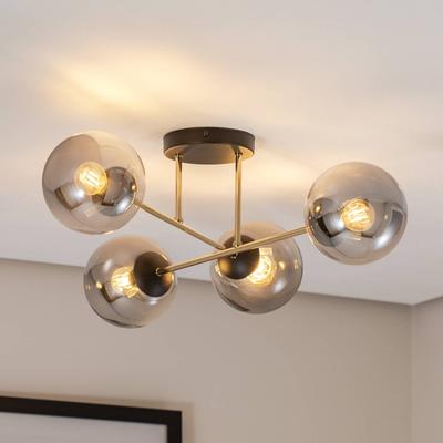 Deckenlampe Magnum EMIBIG LIGHTING, dimmbar, alu / grau / zink, für Wohn- / Esszimmer, Modern, Deckenlampe Image