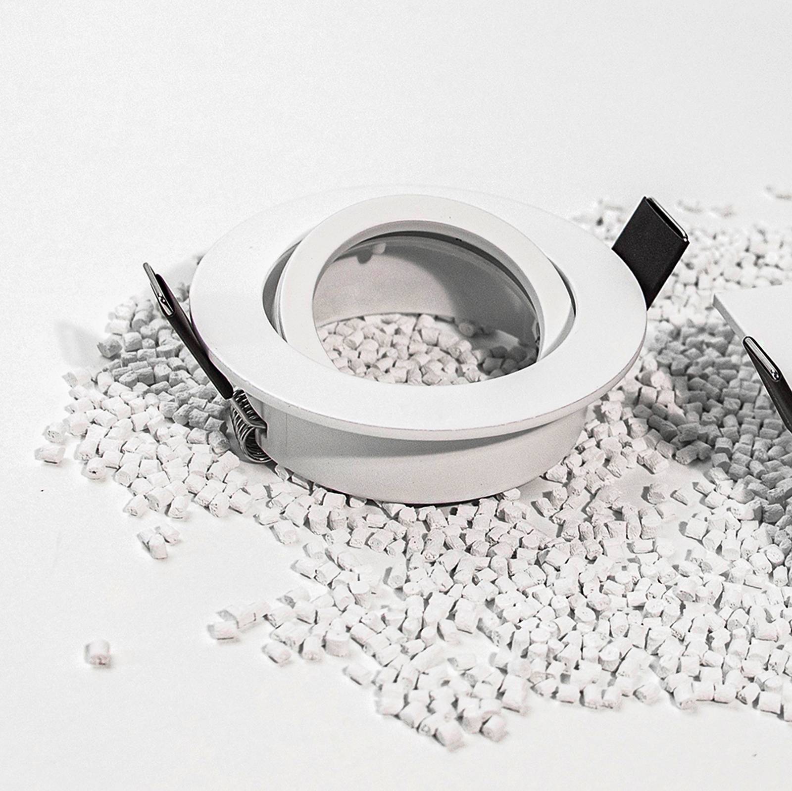 BRUMBERG Loop-R LED-Einbaustrahler 927 dim weiß Loop-R, dimmbar, weiß / opal, für Wohn- / Esszimmer, Kunststoff, Modern, Shop-Einbauleuchten