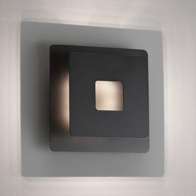 FISCHER & HONSEL Wandlampe Hennes, schwarz, für Wohn- / Esszimmer, Metall, Modern, LED Wandleuchte, Wandlampe Innen Image